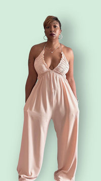 “Sienna” Wide Leg Jumpsuit - SwishHer