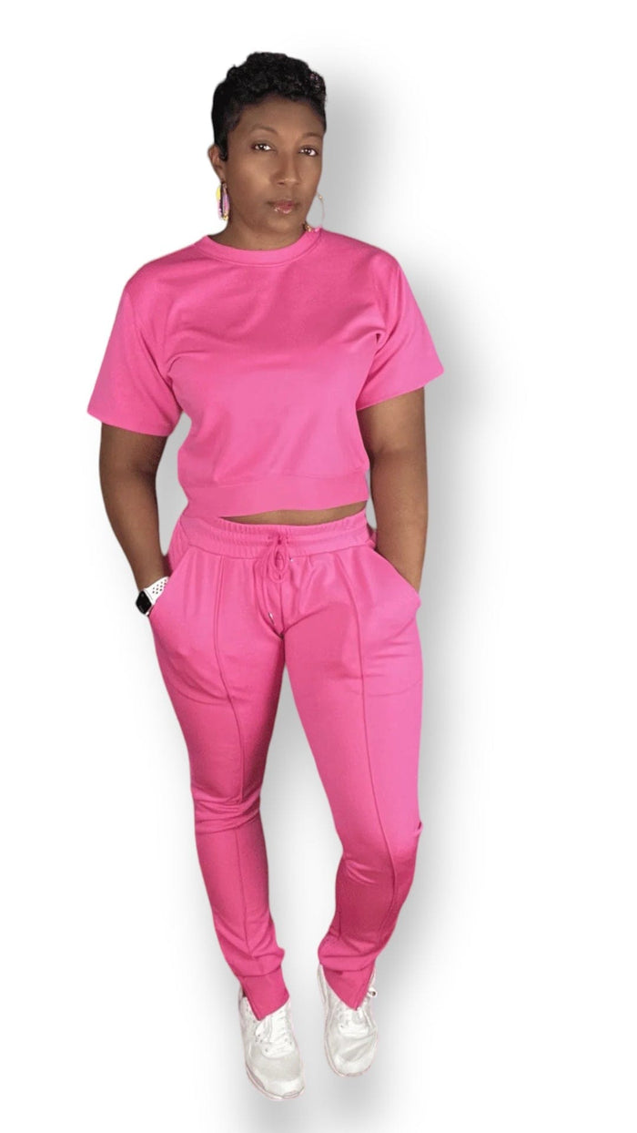 “Rhea” Zipped Back Set