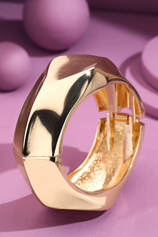 Organic Shaped Bangle Bracelet