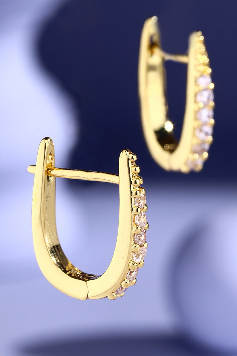 Huggie Hoop Earrings | 18k Gold