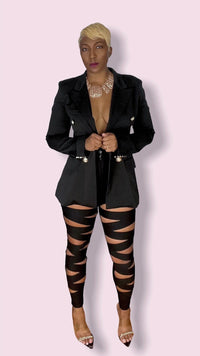 “Harlow” Bandage Pants - SwishHer