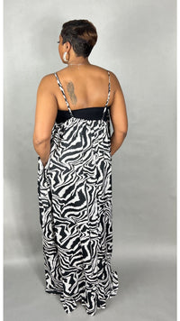 Zebra Print Dress - SwishHer