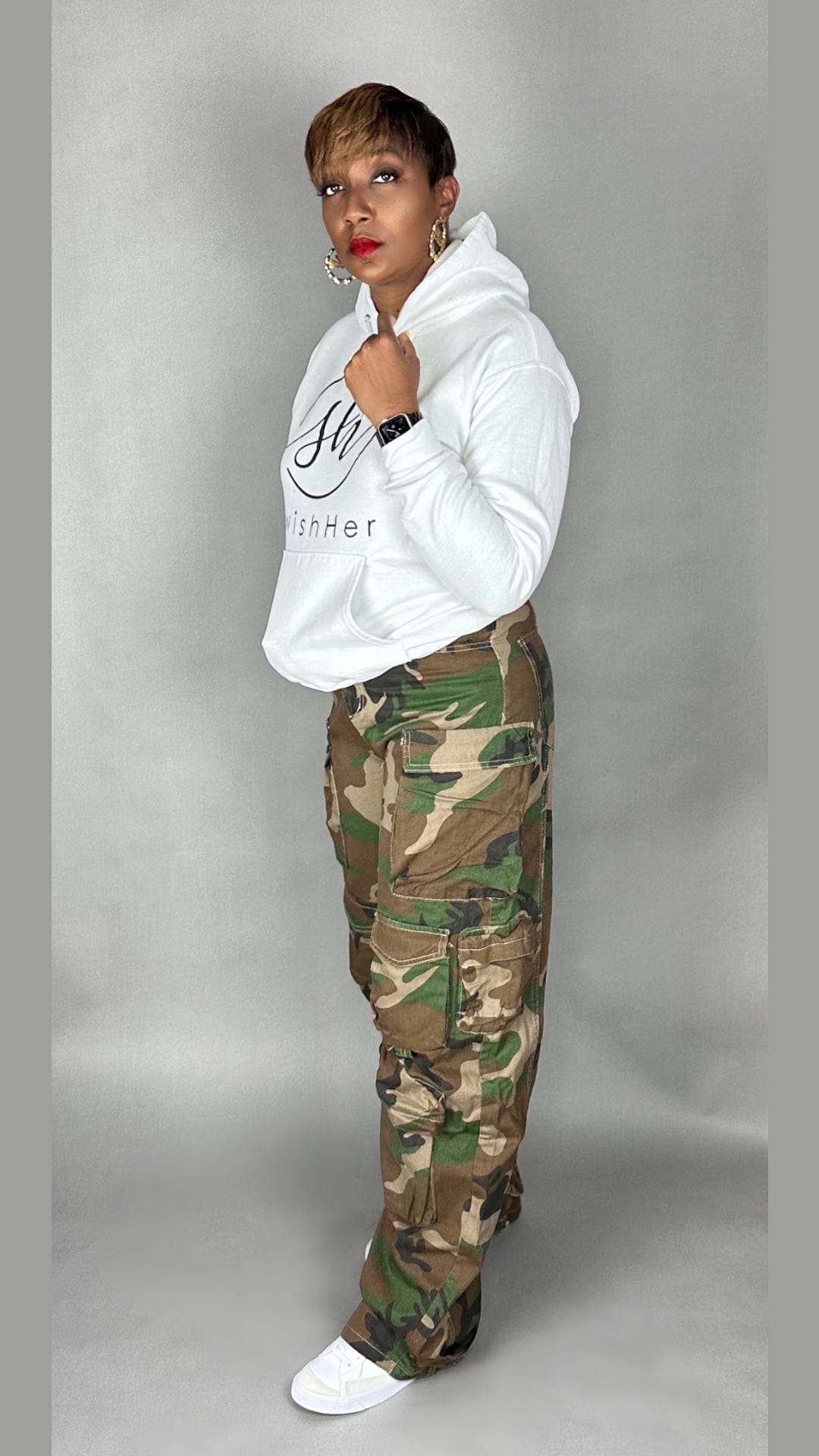 “Camo” Cargo Pants - SwishHer