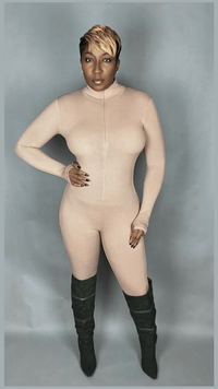 “Remi” Ribbed Catsuit - SwishHer
