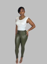 Vegan Leather Pants - SwishHer