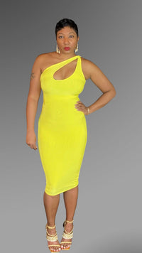 “Shy” Keyhole Dress - SwishHer