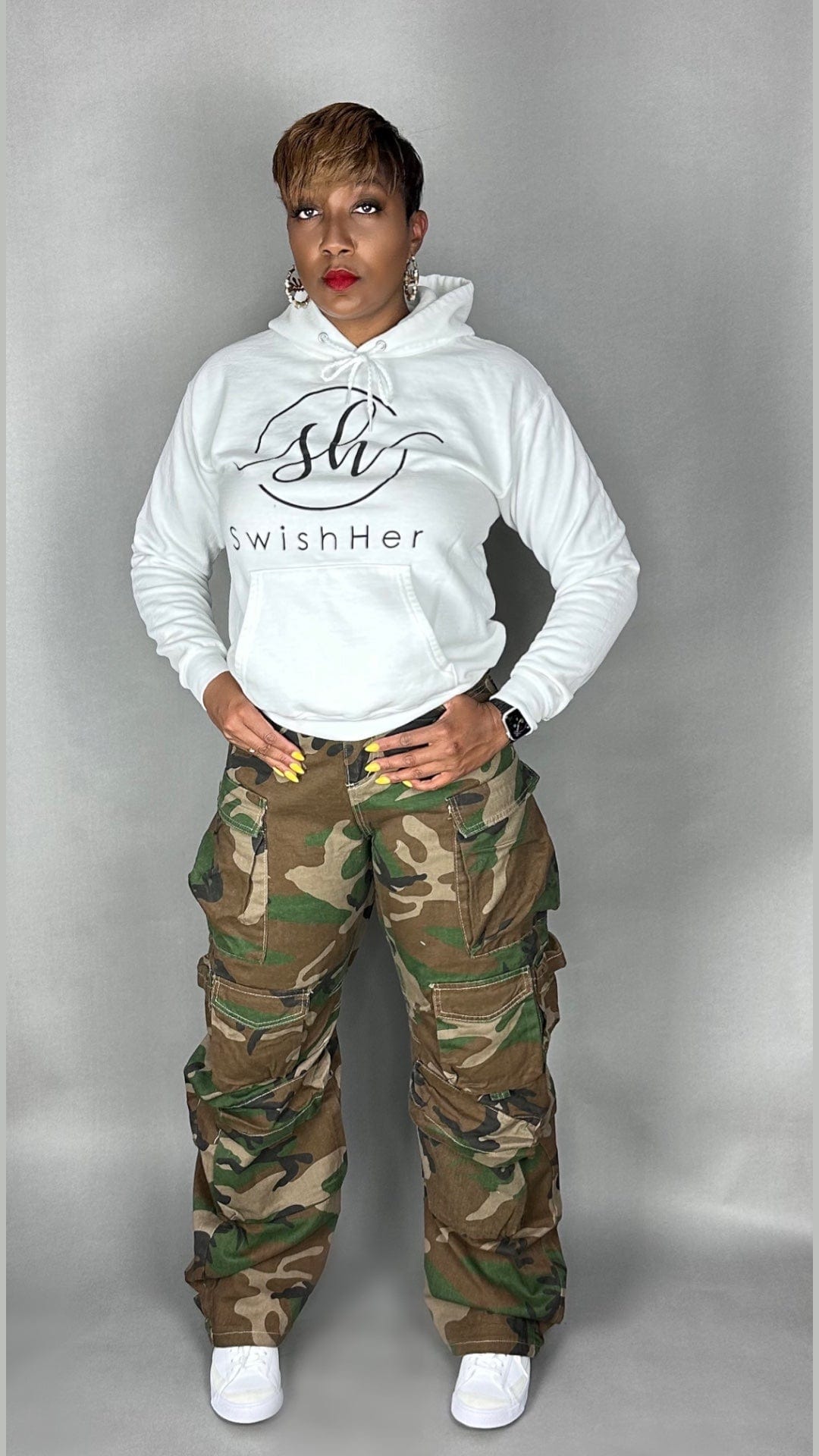 “Camo” Cargo Pants - SwishHer