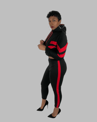 Striped Tracksuit - SwishHer