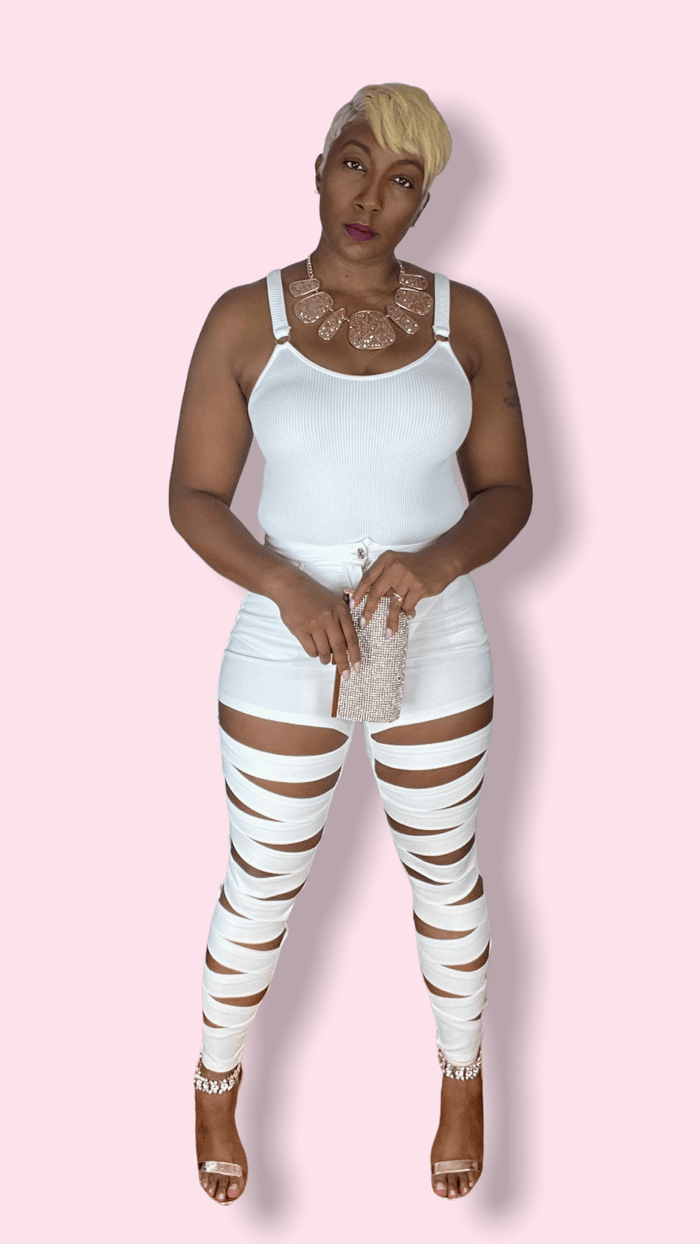 “Harlow” Bandage Pants - SwishHer