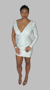 Silver Draped Mini