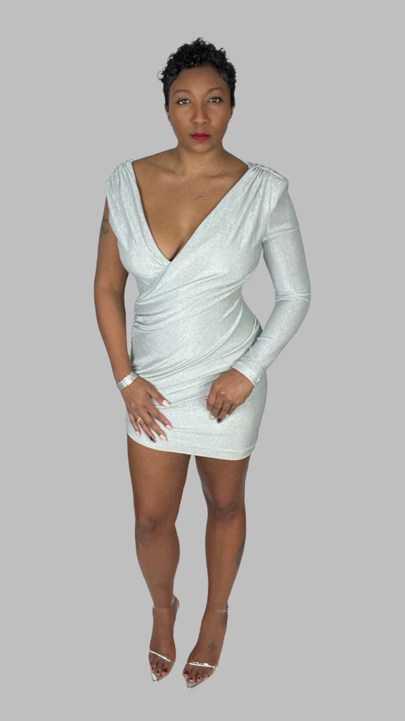 Silver Draped Mini