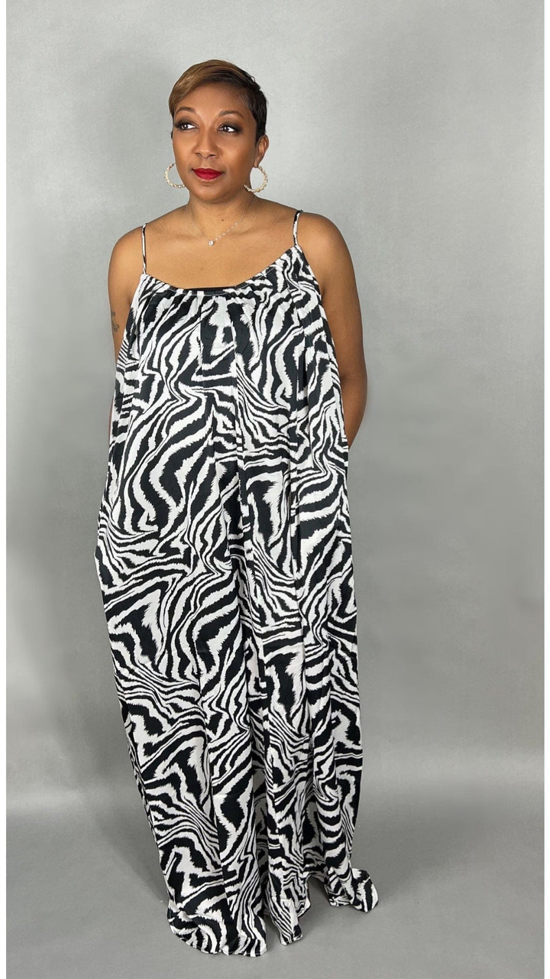 Zebra Print Dress - SwishHer