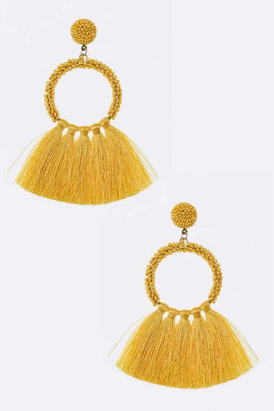 Handmade Tassels - Yellow - SwishHer