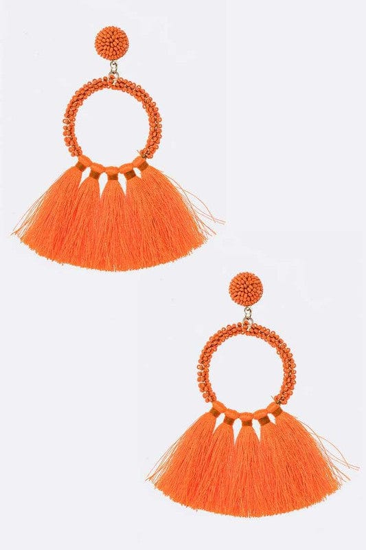 Handmade Tassels - Orange - SwishHer