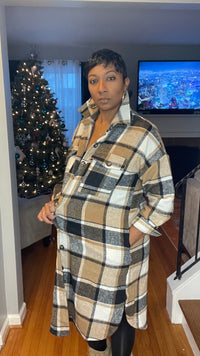 Plaid Shacket - SwishHer